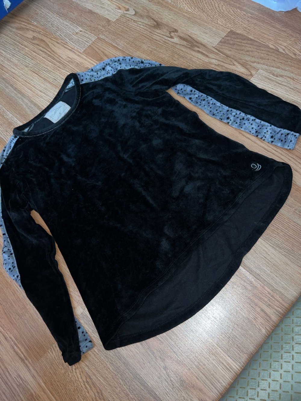 Cuddl duds S  Plush Long-Sleeve pajama pj top